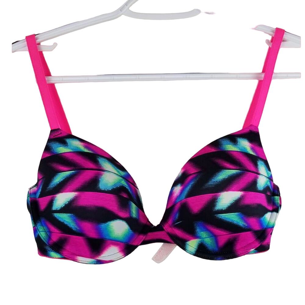Victoria Secret Pink Everyday Demi Buste Beautiful Colors Underwire Bra 34D